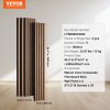 Drevené lamelové akustické panely na stenu 7.9×94.5 inch mdf orech