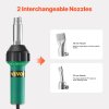 Horák na zváranie plastov 1600W 122–1112℉ pre pvc/tpo s 4 doplnkami