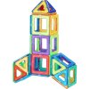 Magnetické stavebné kocky 62 dielov s kolieskami pre deti 4+