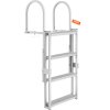 Výsuvný mólový rebrík 4 stupne, hliník, nosnosť 350 lbs 55.1''-67.1''