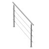 Zábradlie na vonkajšie schody 149.9 cm 3 priečky na terasu a verandu