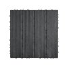 Zámkové dlaždice na terasu 54 ks 12"×12" 54 sq. ft plastové vodotesné