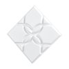 Nástenné 3d panely 33 ks 11.81×11.81 in pvc krytie 32 sq.ft biela