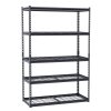 Regál 5 políc nastaviteľný kovový, nosnosť 3000 lbs, 20"×48"×72"