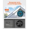 Solárny strešný ventilátor 12 inch 1300 cfm s termostatom a mriežkou