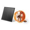 Solárny ventilátor na štít 14 Inch, 1300 CFM, termostat, 1850 Sq.Ft