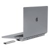 USB-C dokkolóállomás / hub MacBook Pro 16" INVZI MagHub 12in2-hez SSD tálcával (szürke)