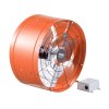 Ventilátor na štít domu 15 inch, 1650 CFM, regulovateľný termostat