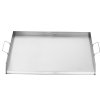 Grilovacia platňa z nehrdzavejúcej ocele 36×22 inch, rovná, s držadlom