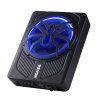 Podsedadlový subwoofer 10" 440W tenký, modré led, s zosilňovačom