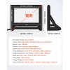 Nafukovacie premietacie plátno 18 ft 16:9 600D prateľné s obalom
