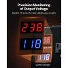 Transformátor napätia 6000 VA 110V↔220V, 3×US, 3×EU, LCD, istič