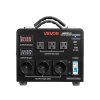Transformátor napätia 6000 VA 110V↔220V, 3×US, 3×EU, LCD, istič