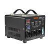 Transformátor napätia 6000 VA 110V↔220V, 3×US, 3×EU, LCD, istič