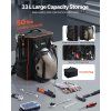Zváračský batoh 33L 600D polyester, izolačné púzdro na prilbu