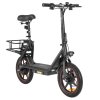DYU C4 Folding Electric Scooter, 250W Motor, 36V 10AH Battery, 14 Inch Tires, 25km/h Max Speed, 42km Range, Front & Rear Disc Brakes