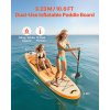 Nafukovací paddleboard s sedadlom a príslušenstvom, 3.23m×84cm×15cm