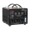 Napäťový transformátor 5000VA, 110/220V, 3×US/3×EU zásuvky, LCD, istič
