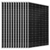 Solárny komplet 4800W 48V: 12×400W panely, 51,2V 300Ah, 2×5000W meniče
