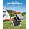 Solárny panel 20W 12V s mppt nabíjačkou a nastaviteľným držiakom ip67