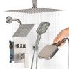 Sprchová súprava 305 mm stropná, 152 mm nástenná, 4 in 1 ručná