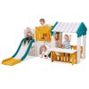 Detské ihrisko pre batoľatá 1+ so šmýkačkou, tunelom, basketbalom
