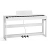 Digitálne piano 88 klávesov plne vážené, 280 tónov, s trojpákou, biele