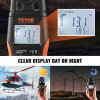 Ručný anemometer Bluetooth, digitálny, 14℉-140℉, LED displej