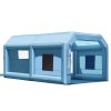 Nafukovacia lakovacia kabína 6.4×4.1×3 m, 1100 W ventilátor, filter