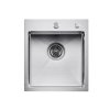 Nerezový kuchynský drez 40 cm 304 vsadený jednokomorový farmársky