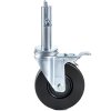 Kolieska na lešenie 4 ks 5" otočné s duálnym zámkom 1" stopka 280LBS