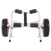 Skladací vozík na kajak nosnosť 113.4 kg kolesá 25.4 cm, ráčnový popruh