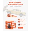 Hydraulické nájazdy pre auto 2 ks 5t 11000 lbs zdvih 270-360 mm