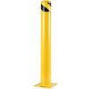 Bezpečnostný stĺpik 122 cm × 14 cm, oceľ, žltý náter, 4 kotvy