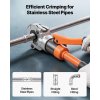 Hydraulický krimpovací nástroj na nerezové trubky v12–v28 s kufríkom