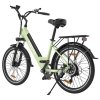ESKUTE C100 Electric Bike, 250W Motor, 36V 10.4Ah Battery, 26*1.75" Tires, 25km/h Max Speed, 50-60km Range, Mechanical Disc Brakes, SHIMANO 7 Speed - Green
