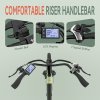 ESKUTE C100 Electric Bike, 250W Motor, 36V 10.4Ah Battery, 26*1.75" Tires, 25km/h Max Speed, 50-60km Range, Mechanical Disc Brakes, SHIMANO 7 Speed - Green