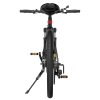 ESKUTE M100 Electric Bike, 250W Brushless Motor, 36V 10.4Ah Removable Battery, 27.5*1.95' Tires, 25km/h Max Speed, 30-55km Range, Disc Brakes, SHIMANO 7-speed, Front Suspension - Black