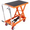 Hydraulický zdvíhací stôl 1100 lbs, zdvih 35.4", manuálny, 4 kolesá