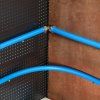 Sada potrubia pre stlačený vzduch 100FT×3/4" hdpe–hliník, modrá