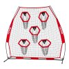 Tréningová hádzacia sieť 2133.6×2133.6 mm, 5 cieľov, bezuzlová