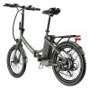FAFREES F20 Light Folding City E-bike 20*1.95 Inch Tire 36V 250W Motor 25Km/h Max Speed 14.5Ah Battery Shimano 7-Speed Gear IPX4 Waterproof - Green