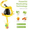 BioloMix SJ-017 Cold Press Juicer, with 78mm/3.07in Feed Chute, 200W 40-65RPM Powerful Motor, Low Noise Slow Masticating Juice Machine