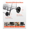 Skladací nákupný vozík s otočnými kolieskami, nosnosť 40.8 kg