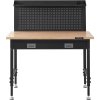 Pracovný stôl nastaviteľná výška 28-39.5" 48×24" nosnosť 2000lbs