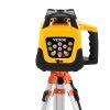 Rotačný laserový nivelátor červený lúč 984 ft dosah, 360°, statív