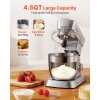 Stojací kuchynský mixér 4.3 L, 1300W, 6 rýchlostí, 1.5 L nádoba