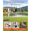 Stojan pre aerial silk a swing, nosnosť 140.6 kg, nastaviteľný nerez