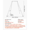 Stojan pre aerial silk a swing, nosnosť 140.6 kg, nastaviteľný nerez