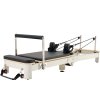 Skladací pilates reformer s boxom, pružiny a lanko, nosnosť 400 LBS